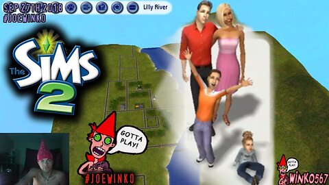 The Valentinos - Sims 2 Live Stream (Sep 27th 2018) - Joe Winko