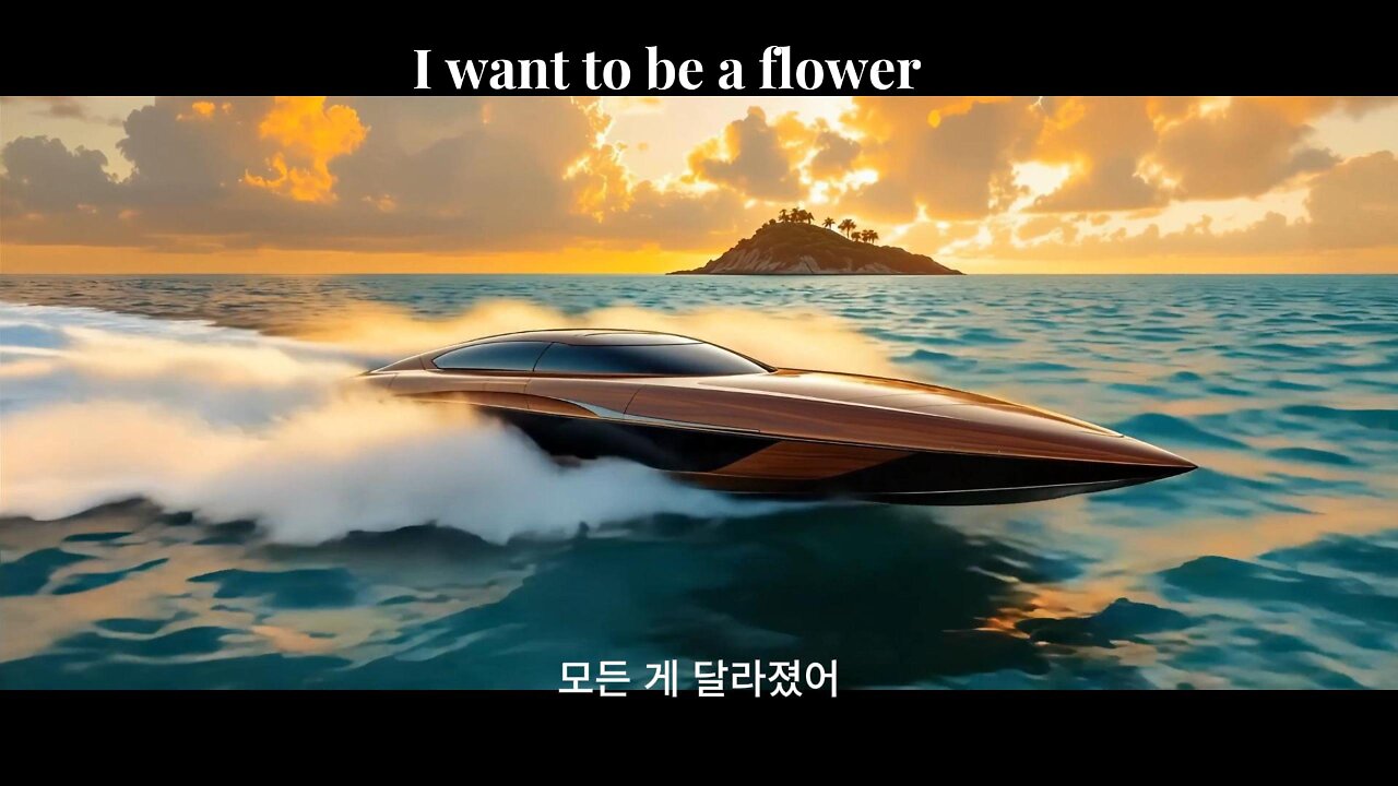 I want to be a flower