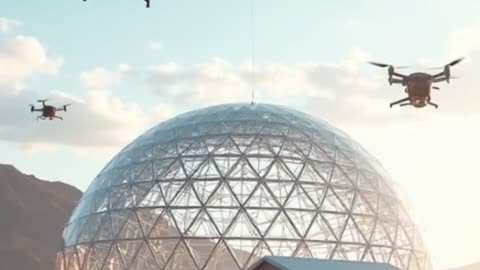 Red Desert Wyoming Transformation: 1,000-Acre Dome Network