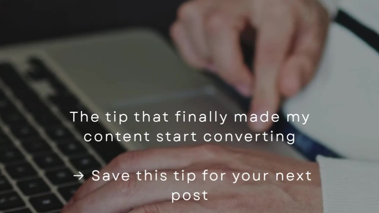The Tip That Finally Made My Content Start Converting