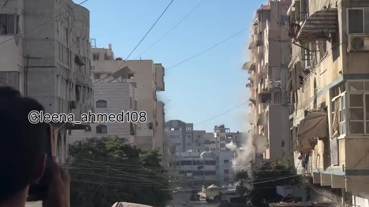 Today the occupation threatened our entire area where we live