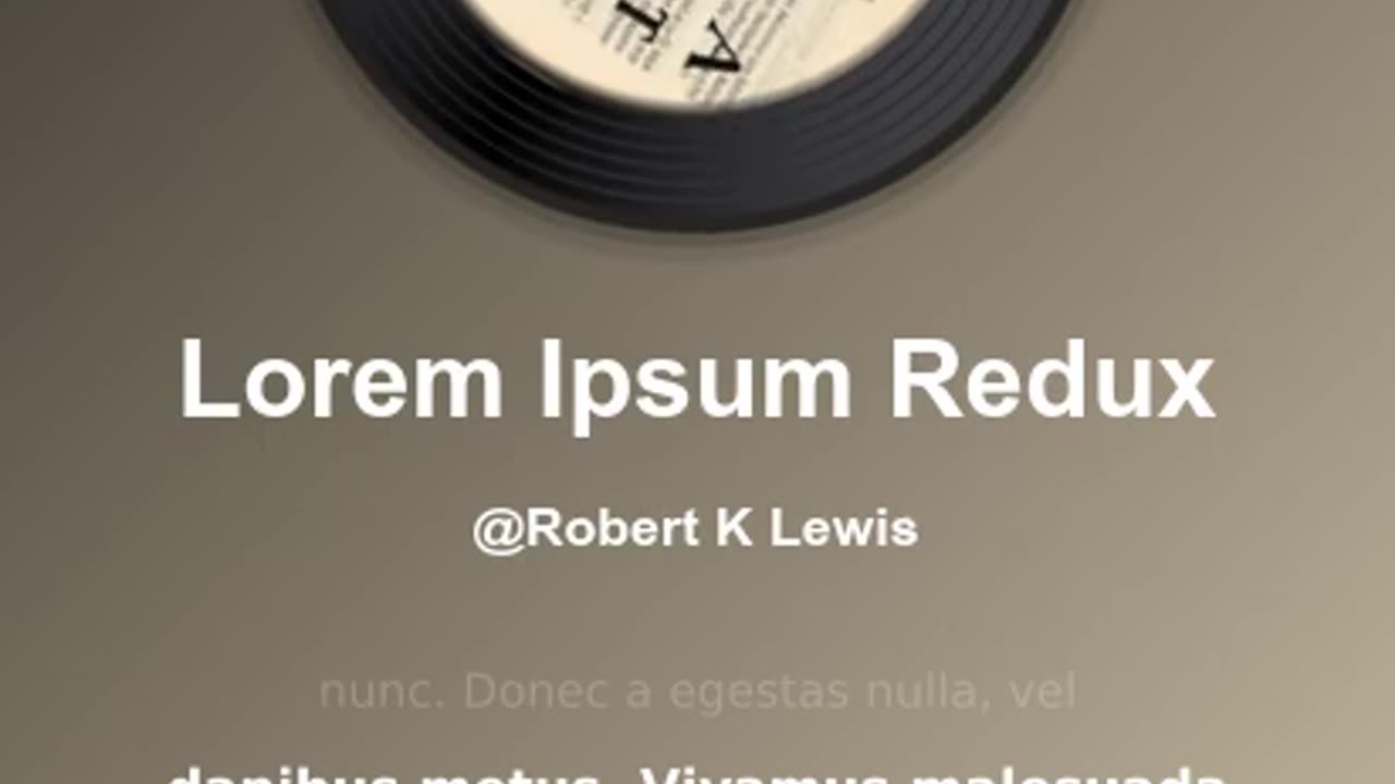 Lorem Ipsum Redux