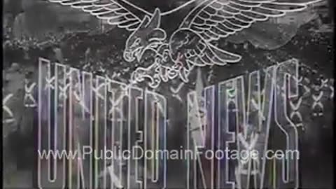 D-Day Invasion 1944 Newsreel PublicDomainFootage.com