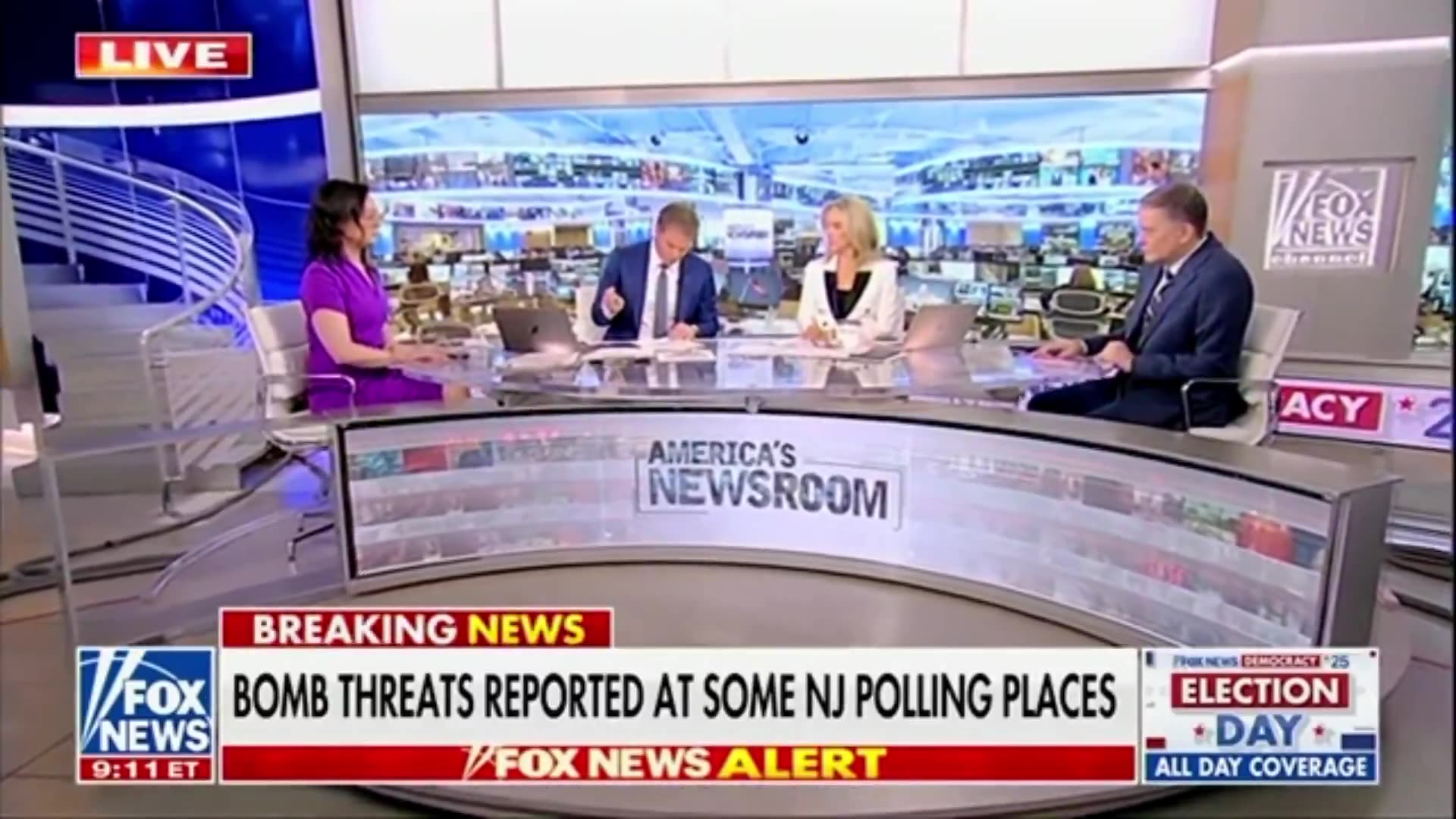 Mamdani BLAMES President Trump for bomb threats at election day polling places in New Jersey