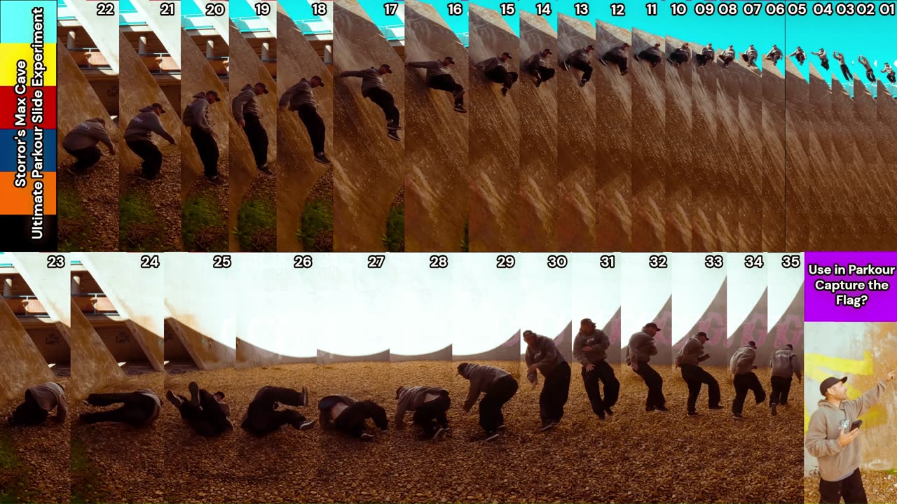 Prototype 100: Storror's Max Cave does the Ultimate Parkour slide experiment