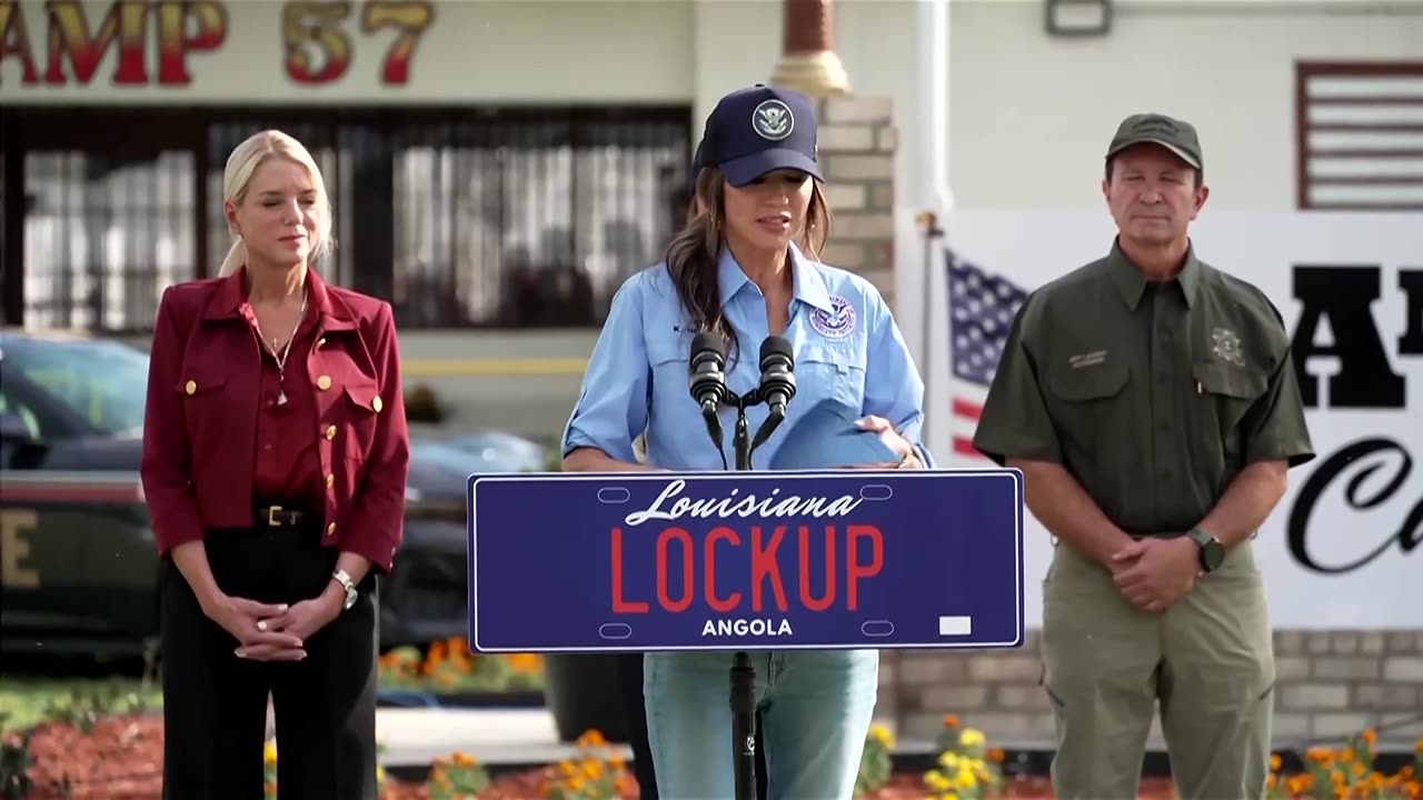 Bondi, Noem announce ICE facility at Louisiana's Angola prison