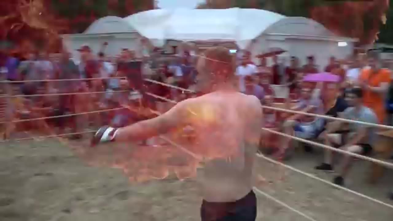 DRUID vs Russian Factory worker !! Boxing style !