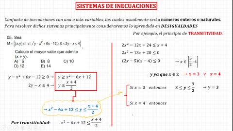 ASEUNI PARALELO | Semana 16 | Álgebra