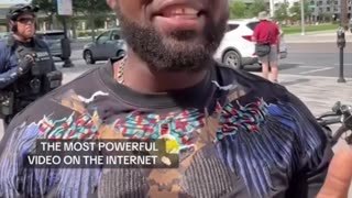 African immigrant arguing with Democrats