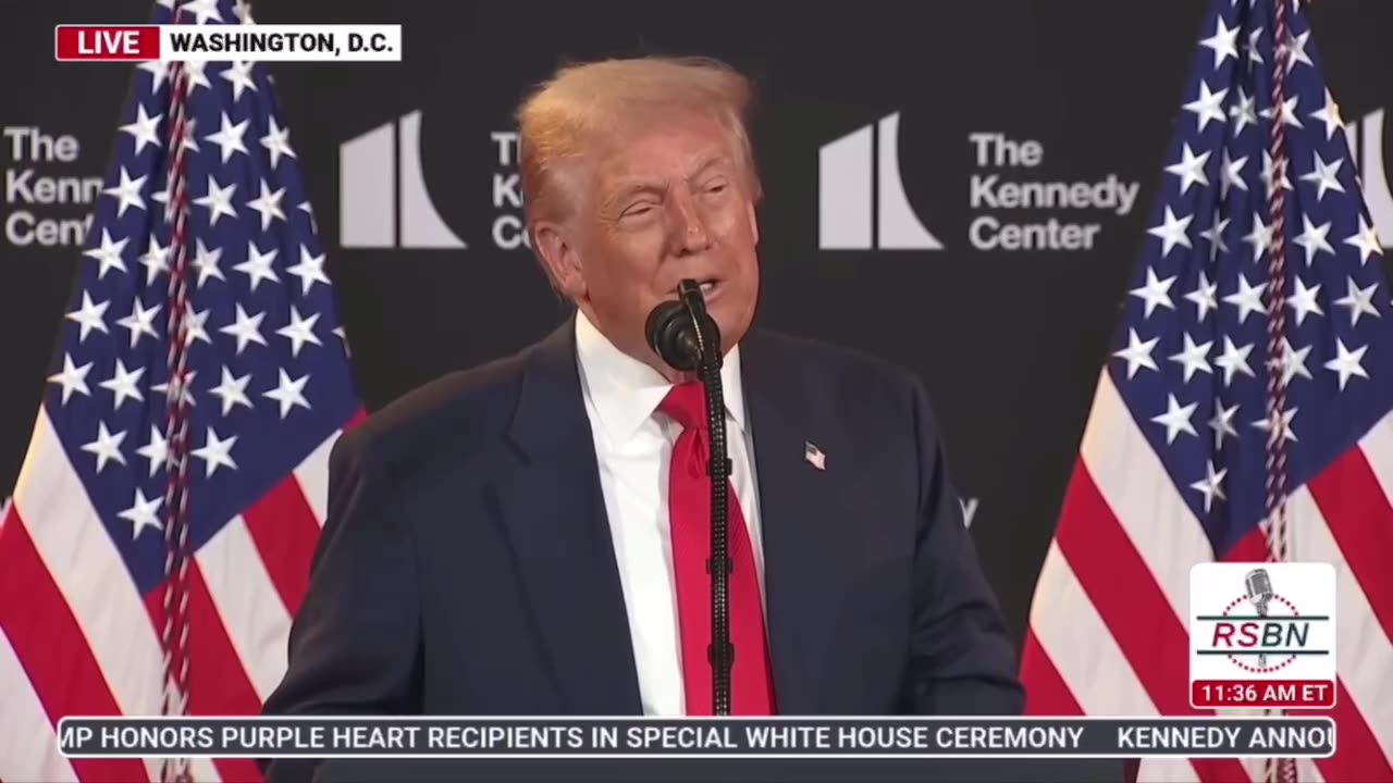 'We'll honor Trump': President vows to make himself Kennedy Center honoree next year