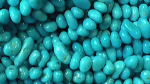 20250712-7 Turquoise Freeform Bead Strand: Magic Strand to Unlock Mysterious Blues