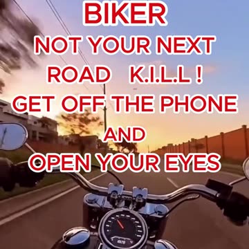 I'M A BIKER NOT YOUR NEXT ROAD K.I.L.L !
