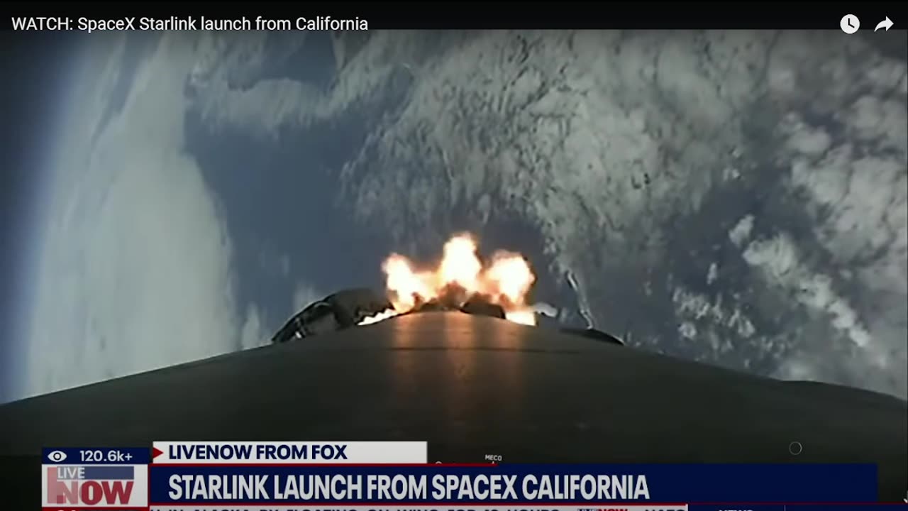 WATCH SpaceX Starlink launch from California
