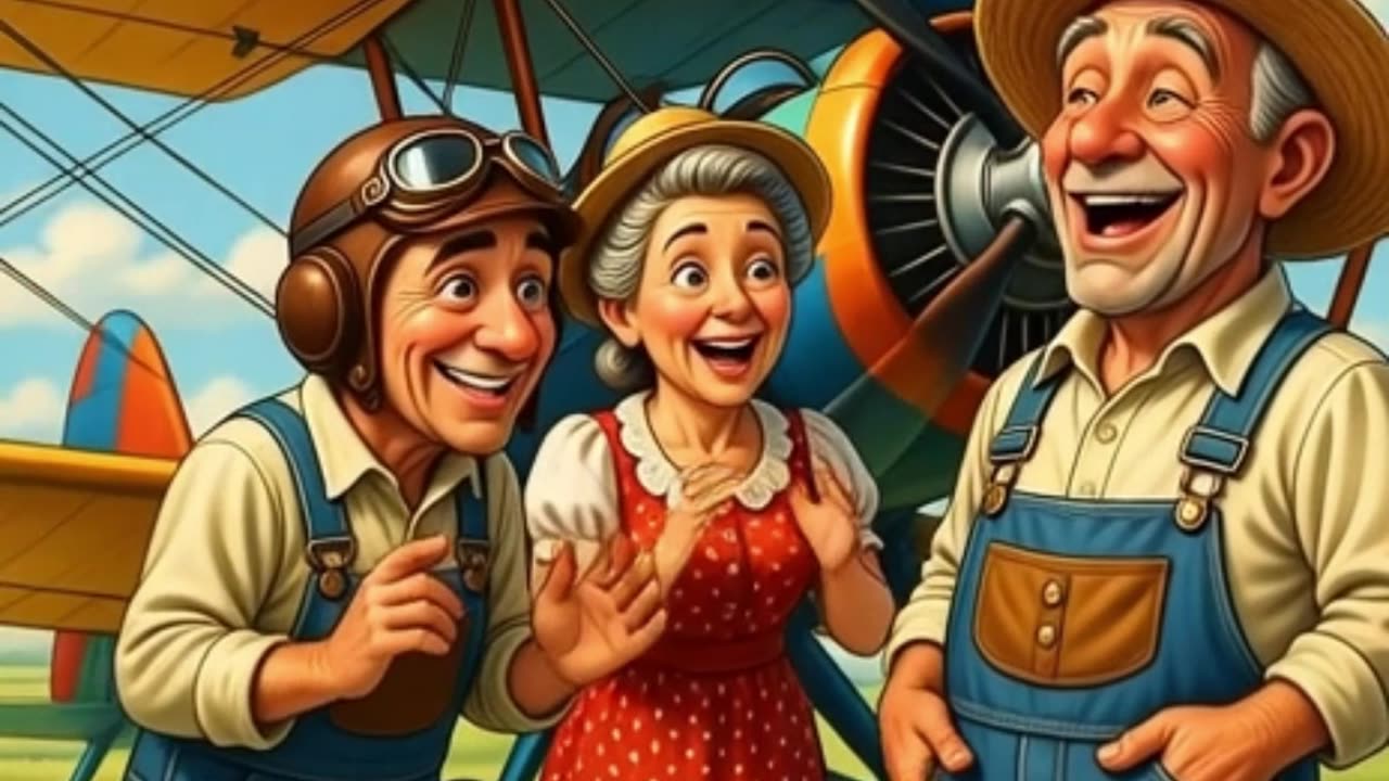 The Farmer’s Silent Flight Challenge ✈️🤣