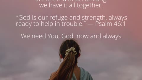 Need You, God