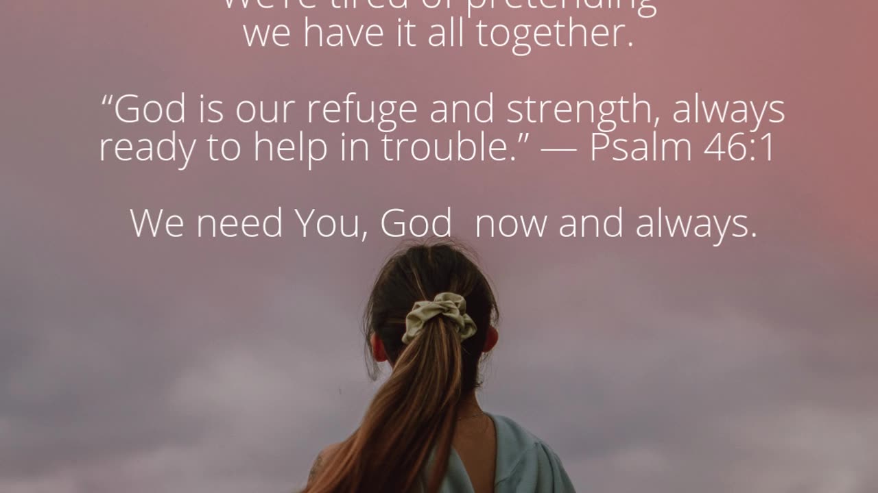 Need You, God