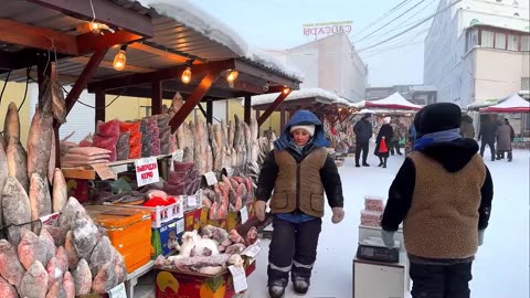 Сне еревня России Làng tuyết ở NGA 15 20250830