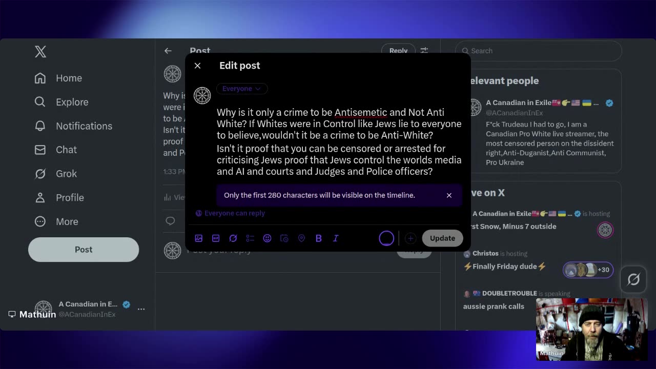 First Snow, Minus 7 outside