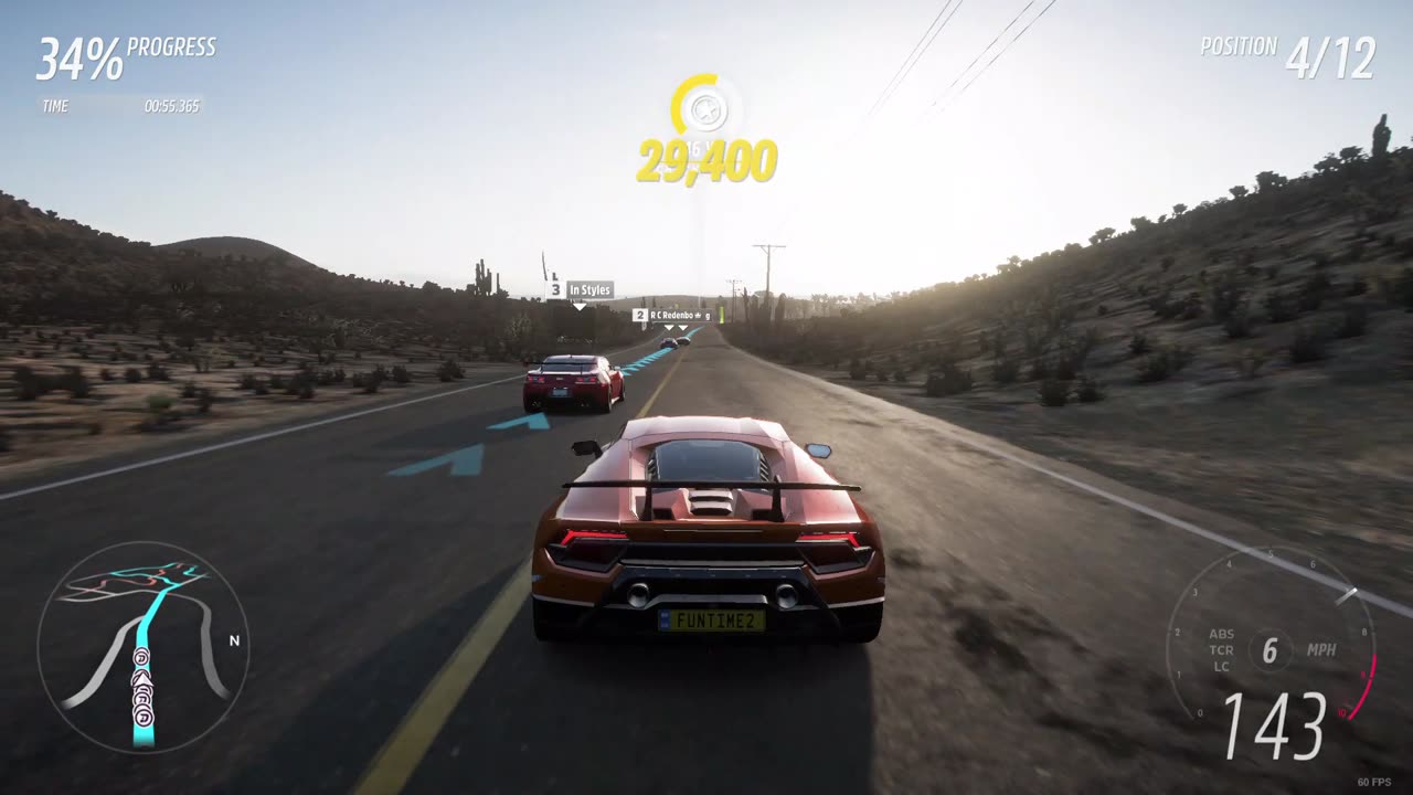 Forza Horizon 5 - Linea Costera Sprint in a Lambo Huracan P!
