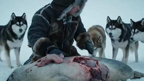 Incredible Hunt in 71°C Heaviest Seal Ever Caught in Yakutia Nomads Surviving