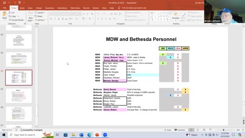 Brooks LaPlante, "Bethesda 101" - DPUK 3/23/24 #1 Witness Charts, Key Evidence Summaries