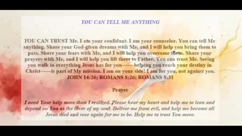 You Can Tell Me Anything