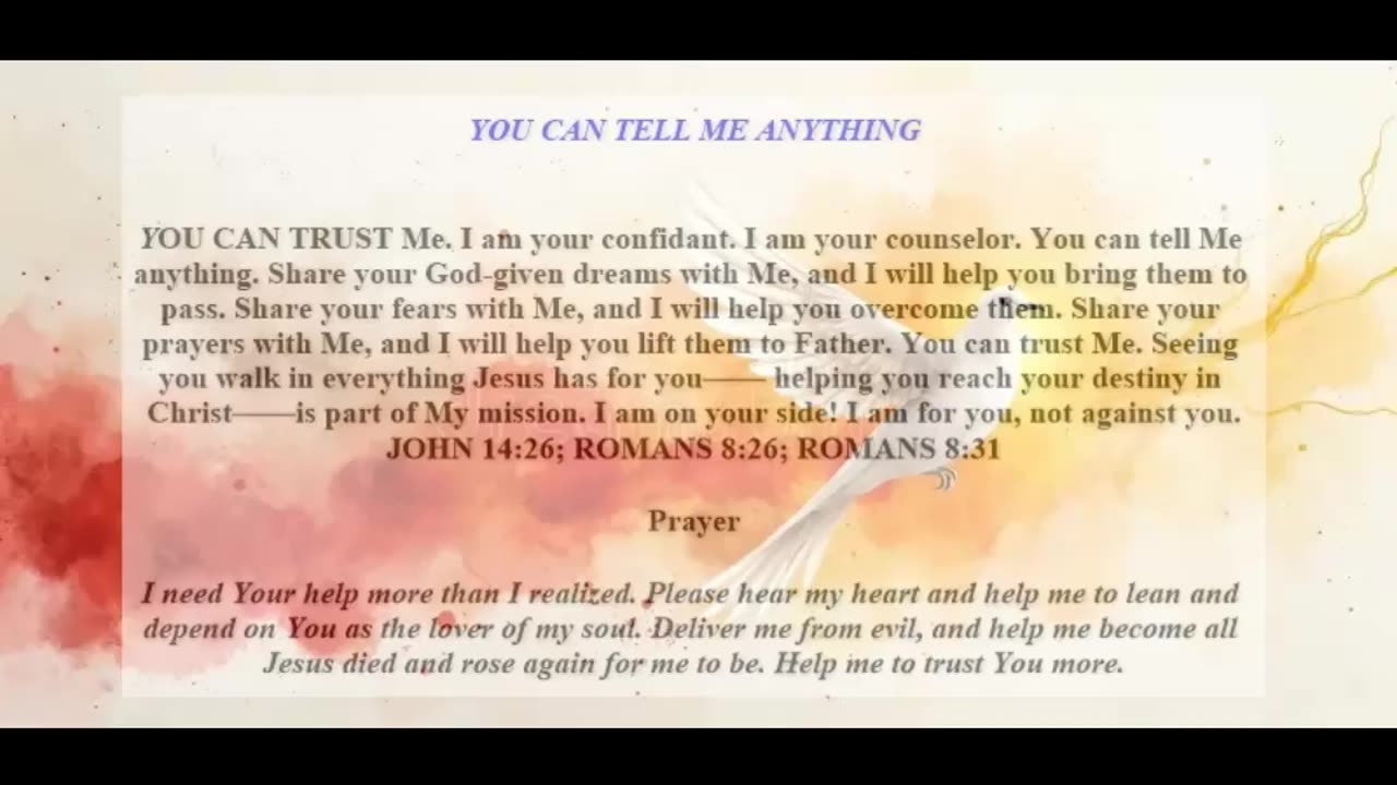 You Can Tell Me Anything