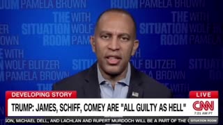 Rep Hakeem Jeffries: Trump Is On A Political Witch Hunt