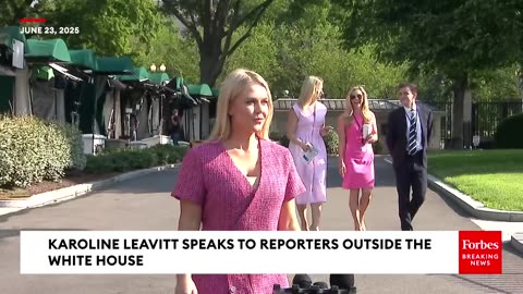 BREAKING NEWS： Karoline Leavitt Asked Point Blank About Trump's 'Regime Change' Suggestion For Iran