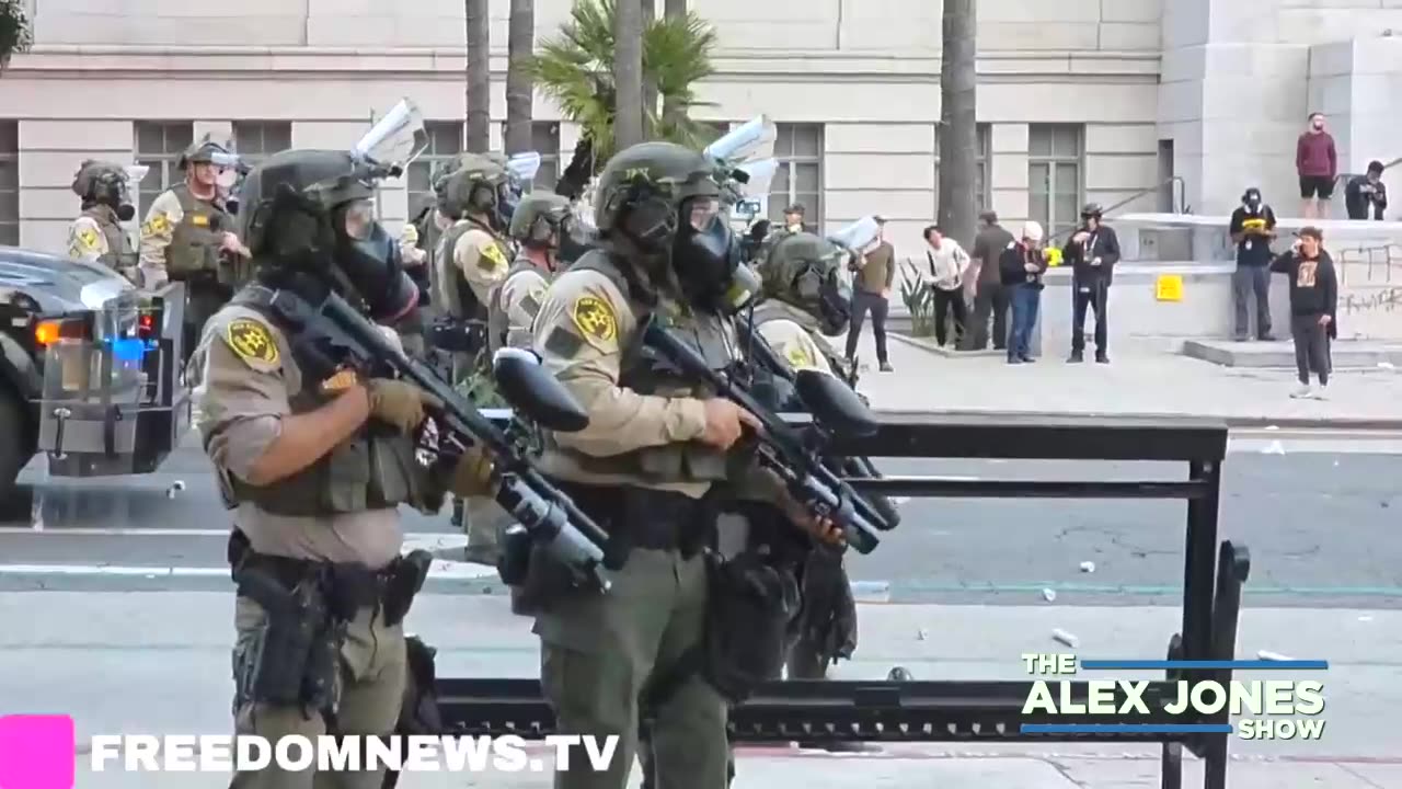 Alex Jones Predicted Democrats Would Set LA On Fire In June As The Catalyst For Civil War