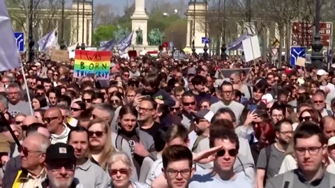 Hungarians mock Orban's moves to ban LGBTQ+ Pride events