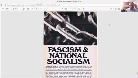 Fascism and National Socialism are Left Wing