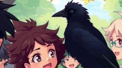 A crow and girl story