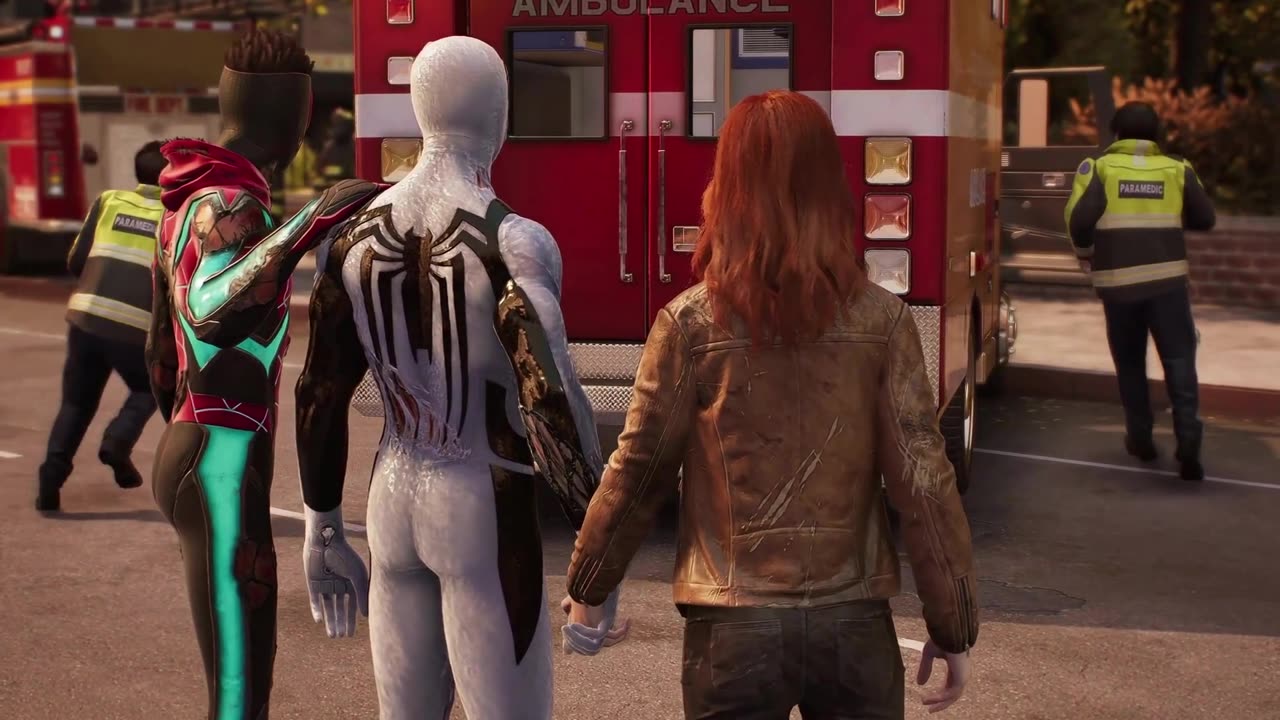 Ending Scene after the defeat of Venom ( CutScene )