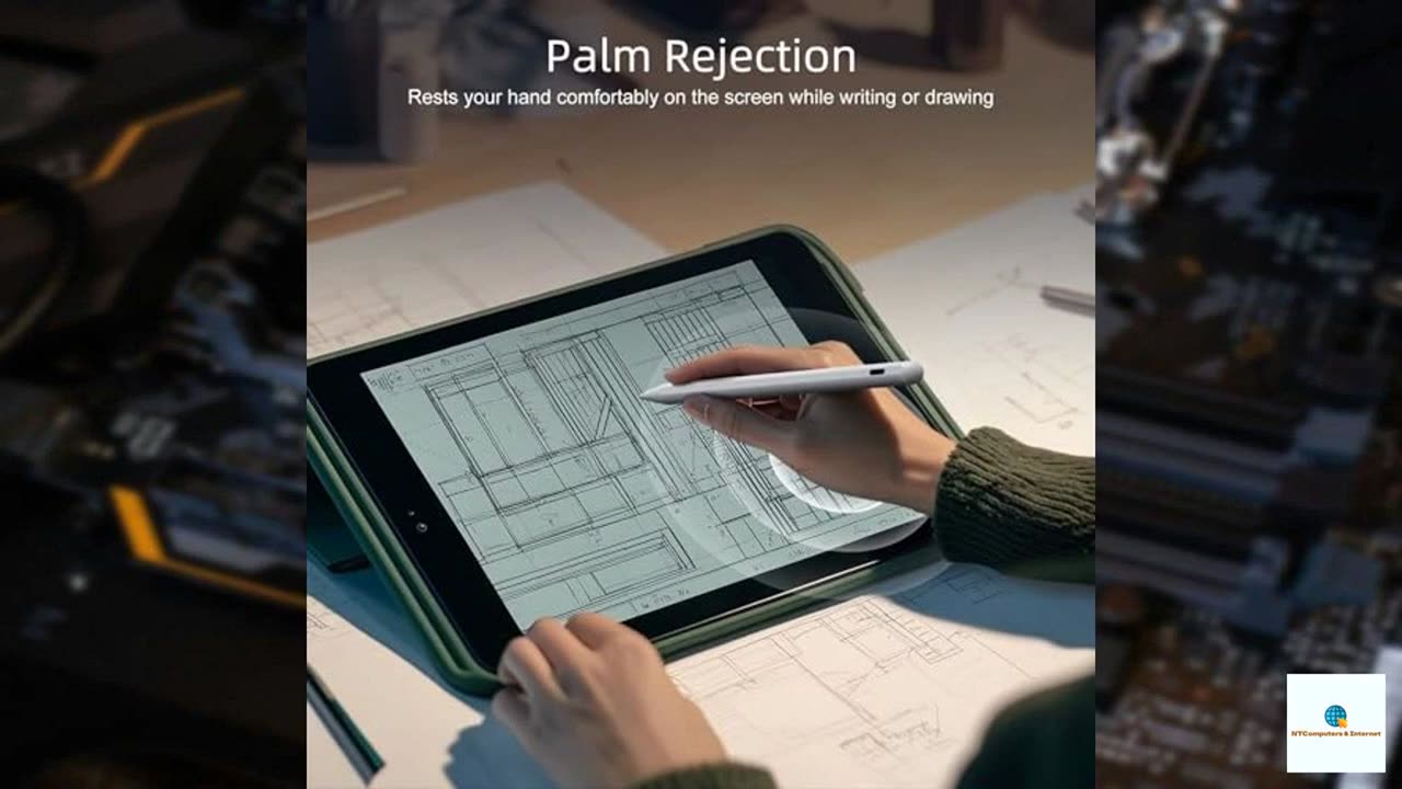 Stylus Pen for iPad 6th-11th Generation-2X Fast Charge Active Pencil Compatible with 2018-