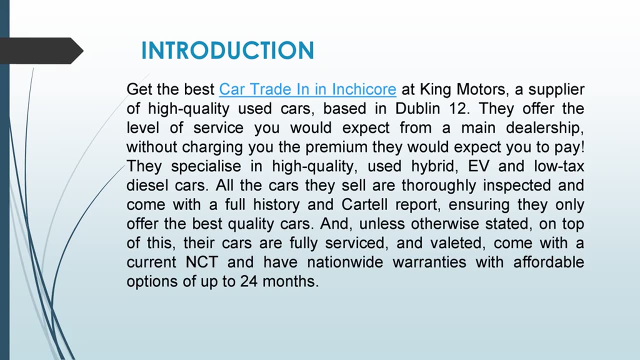 Get the best Car Trade In in Inchicore