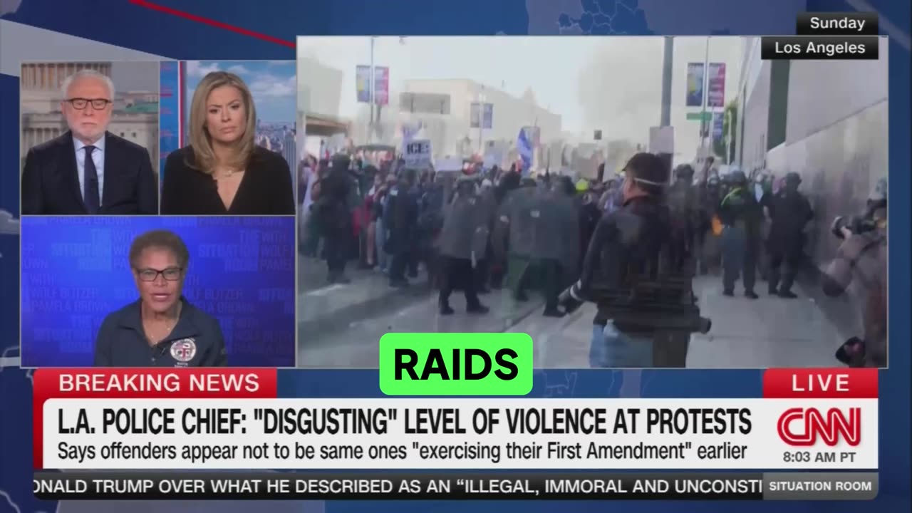 LA Mayor blames ICE and Trump for riots