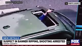 Crazy leftists shoots at Home of man with MAGA Sign