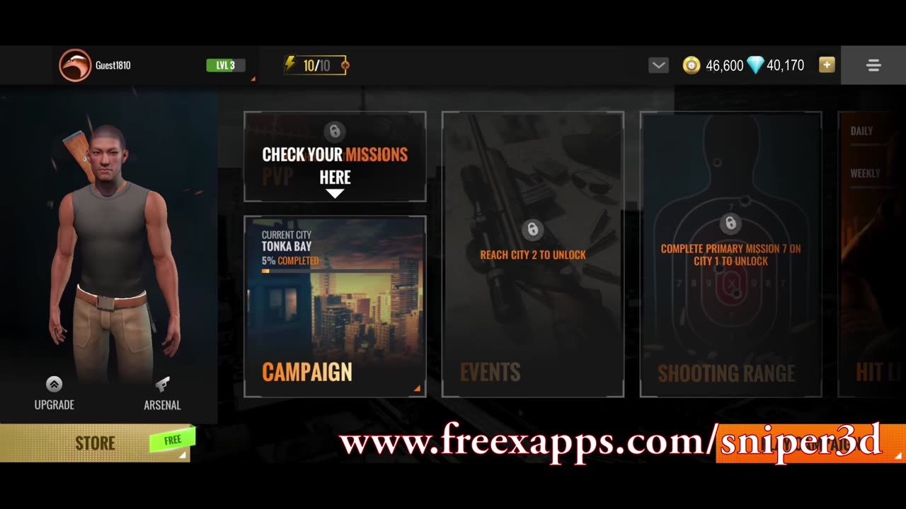 Sniper 3D Cheats 2025 - How To get Unlimited Coins & Diamonds Instantly-Android/iOS Generator