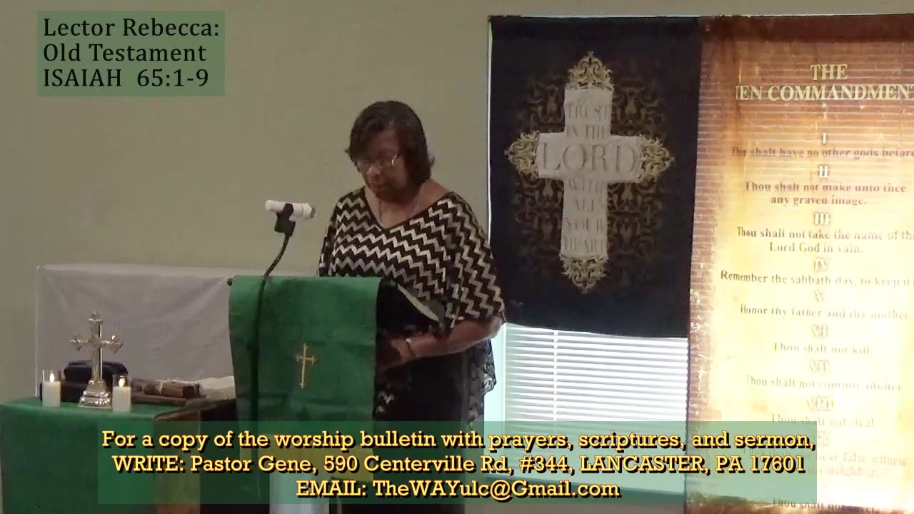 The WAY, Universal Life Church with Pastor Gene and Rebecca #341