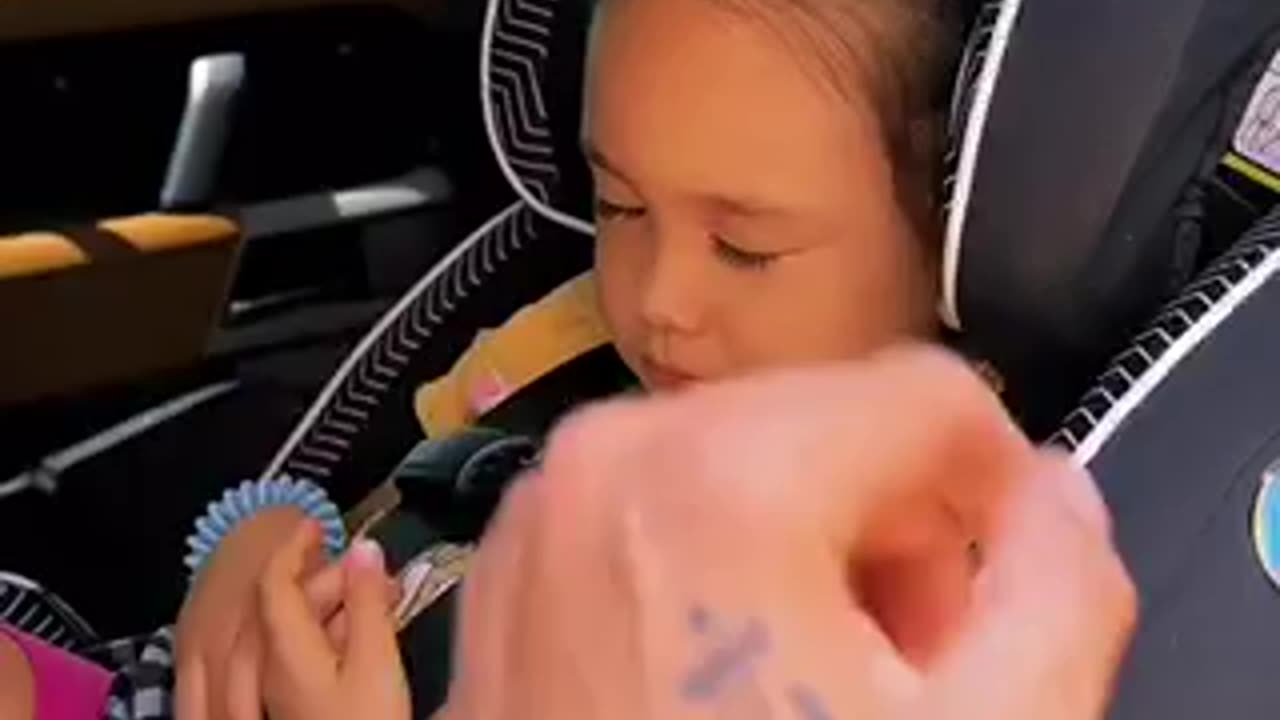 Kids pretend to sleep in car| Funny