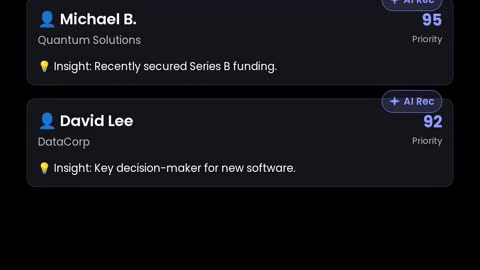 Stop Searching—AI Delivers Your Best Prospects Daily | Lusha Recommendations