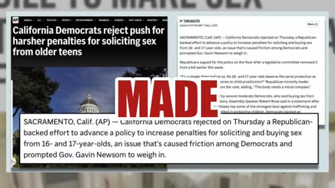 Fact Check: It Is NOT Legal To Own A Child Sex Slave In California