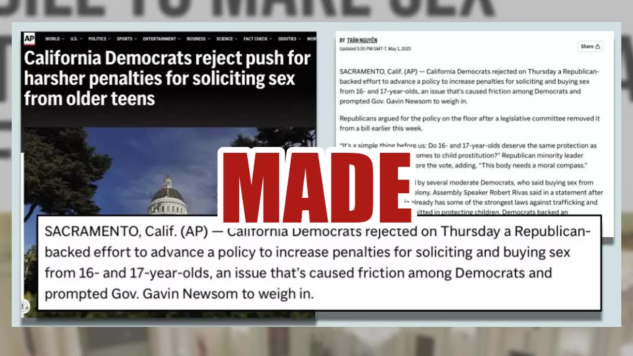 Fact Check: It Is NOT Legal To Own A Child Sex Slave In California