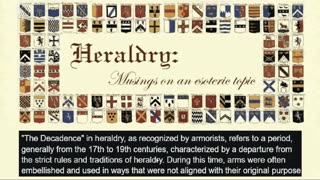Looking into Heraldry and suspect maps form the 1700's