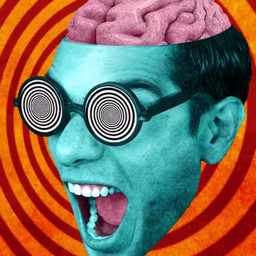 Dynamic animation of the head of a screaming man