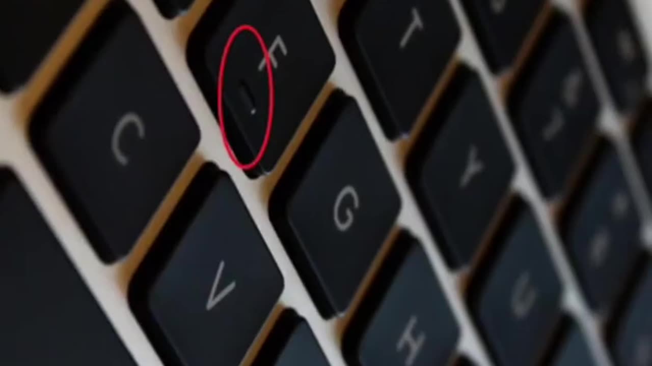 Why do keyboard keys have bumps on the F and J keys?