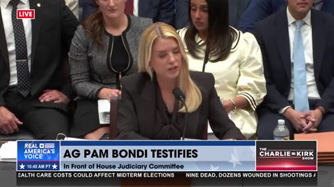 AG PAM BONDI FIRES BACK AT DEM CONGRESSWOMAN