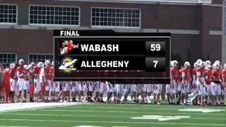 2016 Wabash College Football Highlights