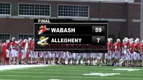 2016 Wabash College Football Highlights